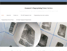 Tablet Screenshot of jmfingerprintingservice.com